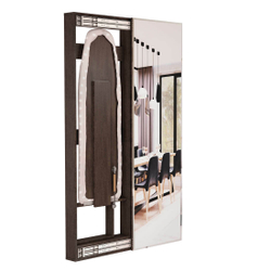 Гладильная доска Смарт с зеркалом, венге