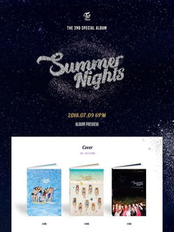 Альбом Twice - Summer Nights 2nd Special Album 3 Version SET