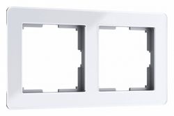 Рамка на 2 поста Werkel Acrylic (белый) W0022701