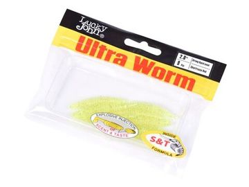 Слаги съедобные LJ Pro Series TRICK ULTRAWORM 2,0in (5 см), цв. S15, 9 шт.