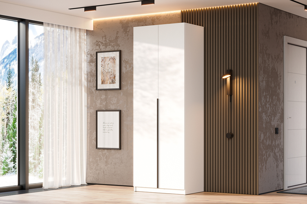 Шкаф распашной ШК 5 (800), Белый