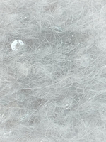 Пряжа на бобине (Италия) 25%Мохер 25% шерсть мериноса 48% п/а 2% пайетки 100г-400м 420г