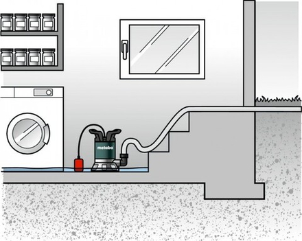Насос дренажный METABO TP 7500 SI 0250750013