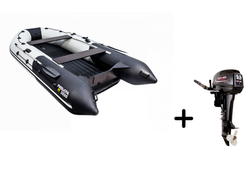 Ривьера 3600 НДНД Киль + PARSUN T 9.9 (15) BMS (комплект лодка + мотор)