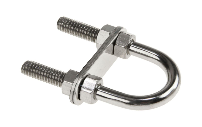 Рым-болт U-образный D8 мм, Lрез. 35 мм