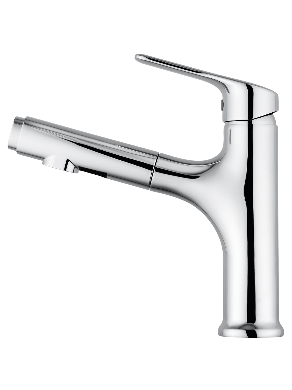 Смеситель для раковины с выдвижным изливом WONZON & WOGHAND, Хром (WW-AE4151-CR)