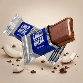 Печенье с шоколадом "Choco Break" со вкусом кокоса 2кг