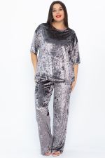 Блуза Таинственное очарование (серо-бежевая) Б14681-25М LT Collection