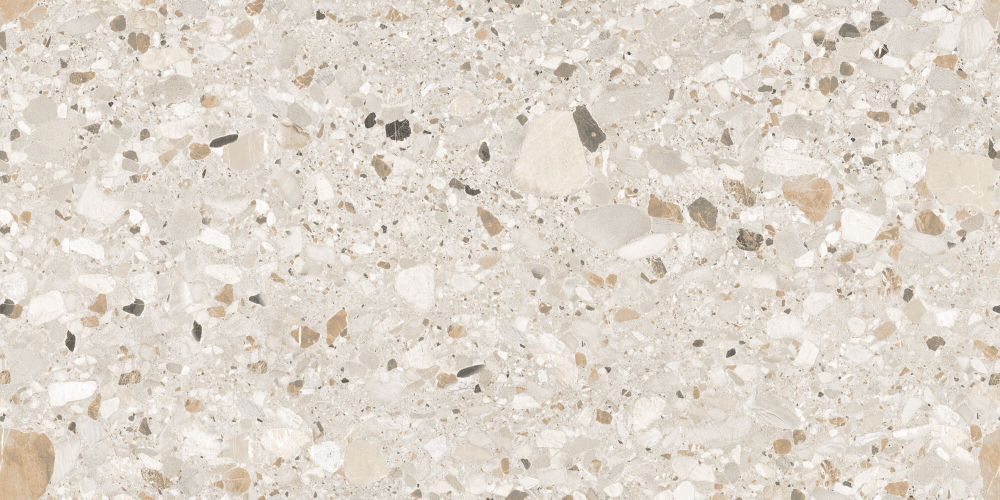 Realistik Laxveer Terazzo Crema Carving 60x120
