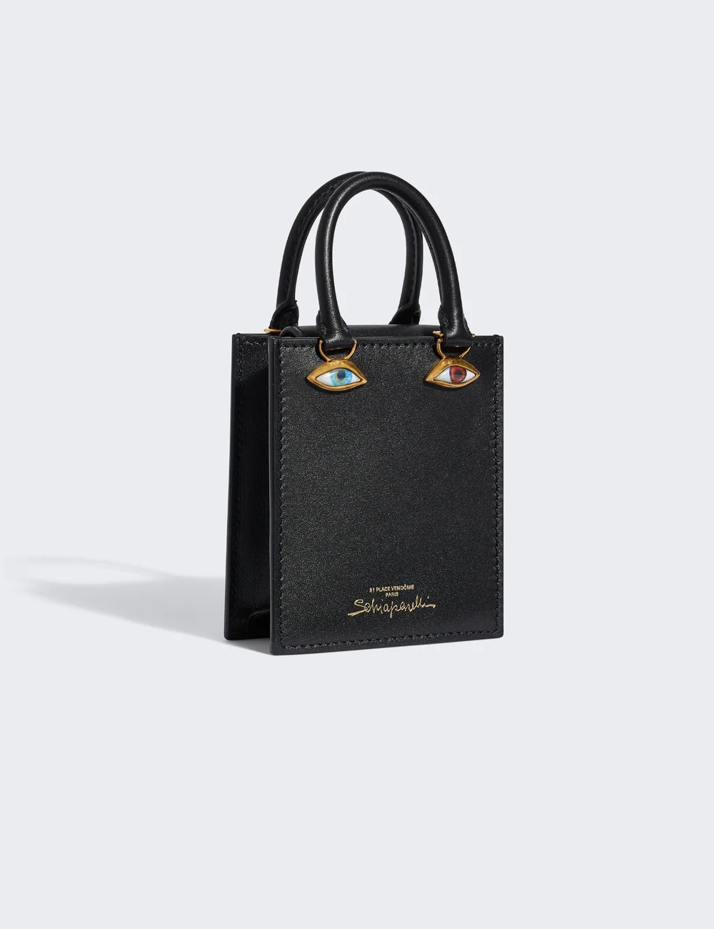 Сумка Schiaparelli Micro Face Bag "Noir"