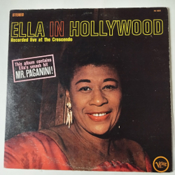 Винтажная виниловая пластинка LP Ella Fitzgerald Ella In Hollywood (USA 1961)