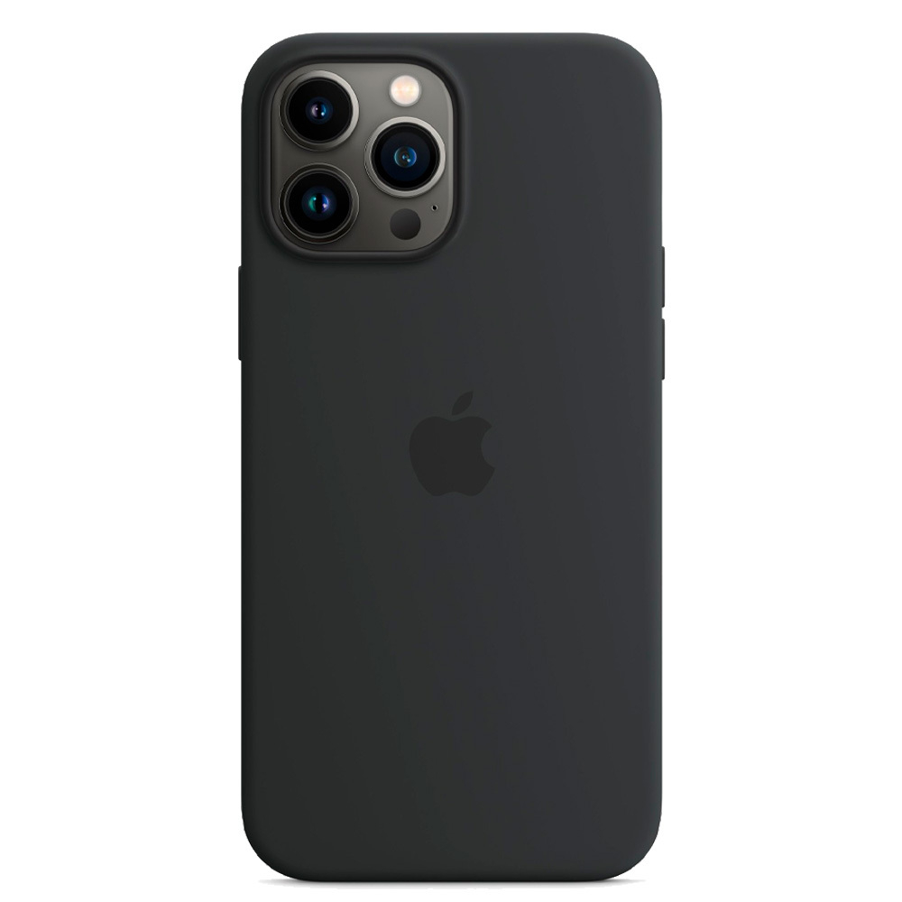 Силиконовый чехол с поддержкой MagSafe Apple Silicone Case для iPhone 13 Pro, Midnight (Темная ночь)