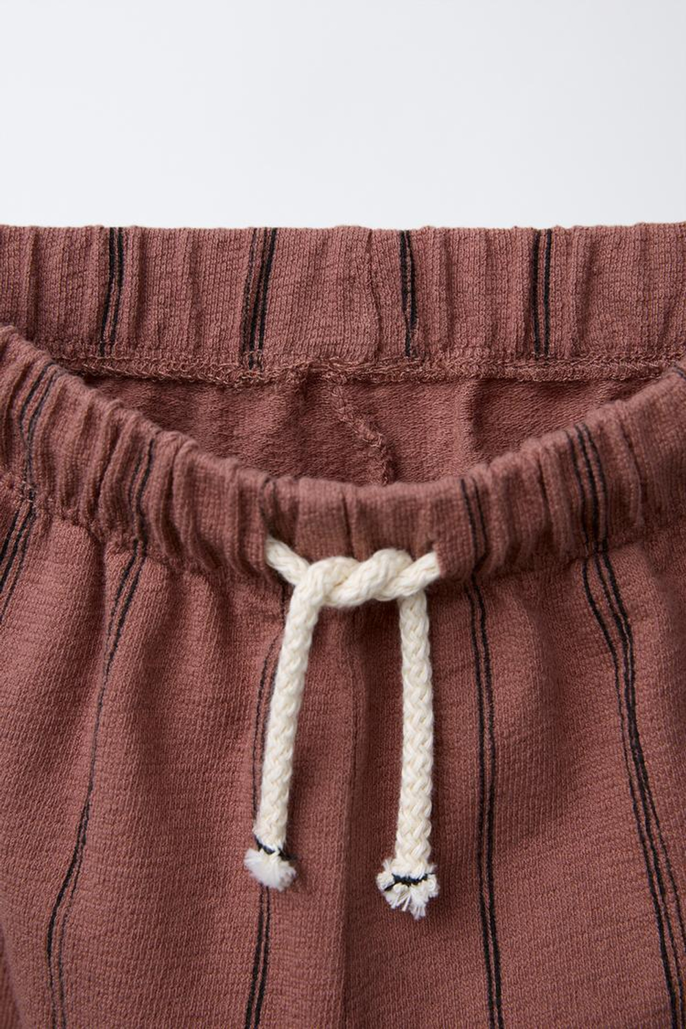 ZARA БРЮКИ В ПОЛОСКУ, РОЗОВАТЫЙ