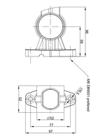 Фонарь габаритный Fristom FT-140 A L LED Левый