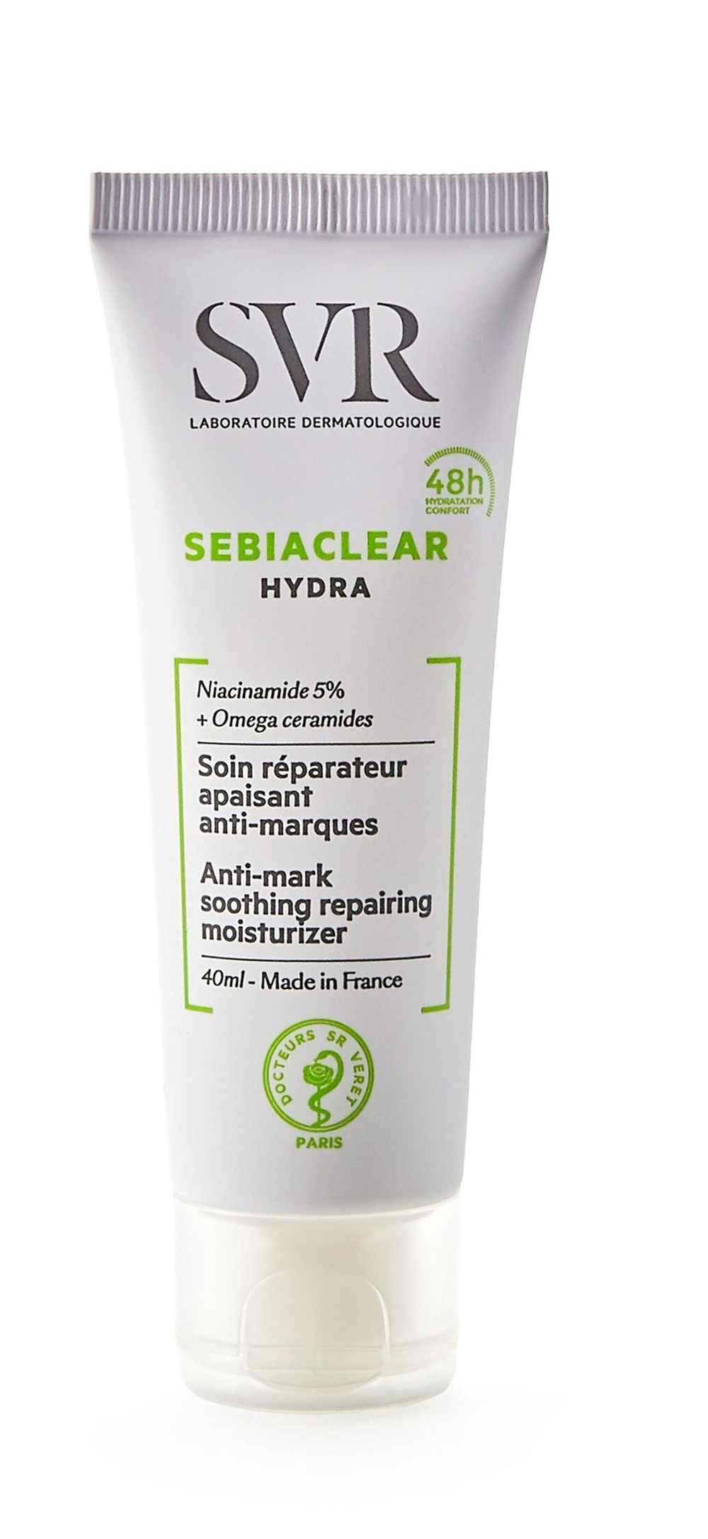 СВР Себиаклир Гидра Крем-уход SVR Sebiaclear Hydra Anti-Marks Soothing Repairing Moisturizer 40 мл