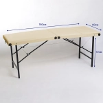 Кушетка складная косметологическая 3-х секционная Masscomplekt от производителя с доставкой по России курьером до адреса
