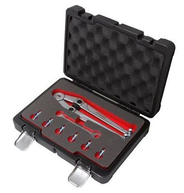 Фиксатор шкивов с универсальный(?:2.5/4, 3/5, 6/8, 7/9мм), в кейсе ''Premium'' Forsage F-915G1UD