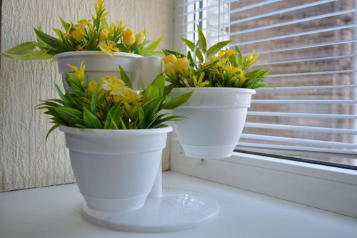 ФИАЛОЧНИЦА АНТИК 0,75Л С ПОДДОНОМ АССОРТ