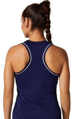 Топ теннисный Asics Court W Piping Tank - Blue