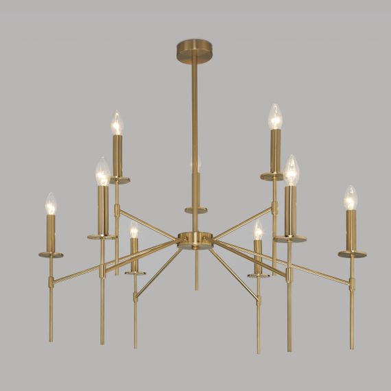 Потолочная люстра Eurosvet 60142/9 латунь