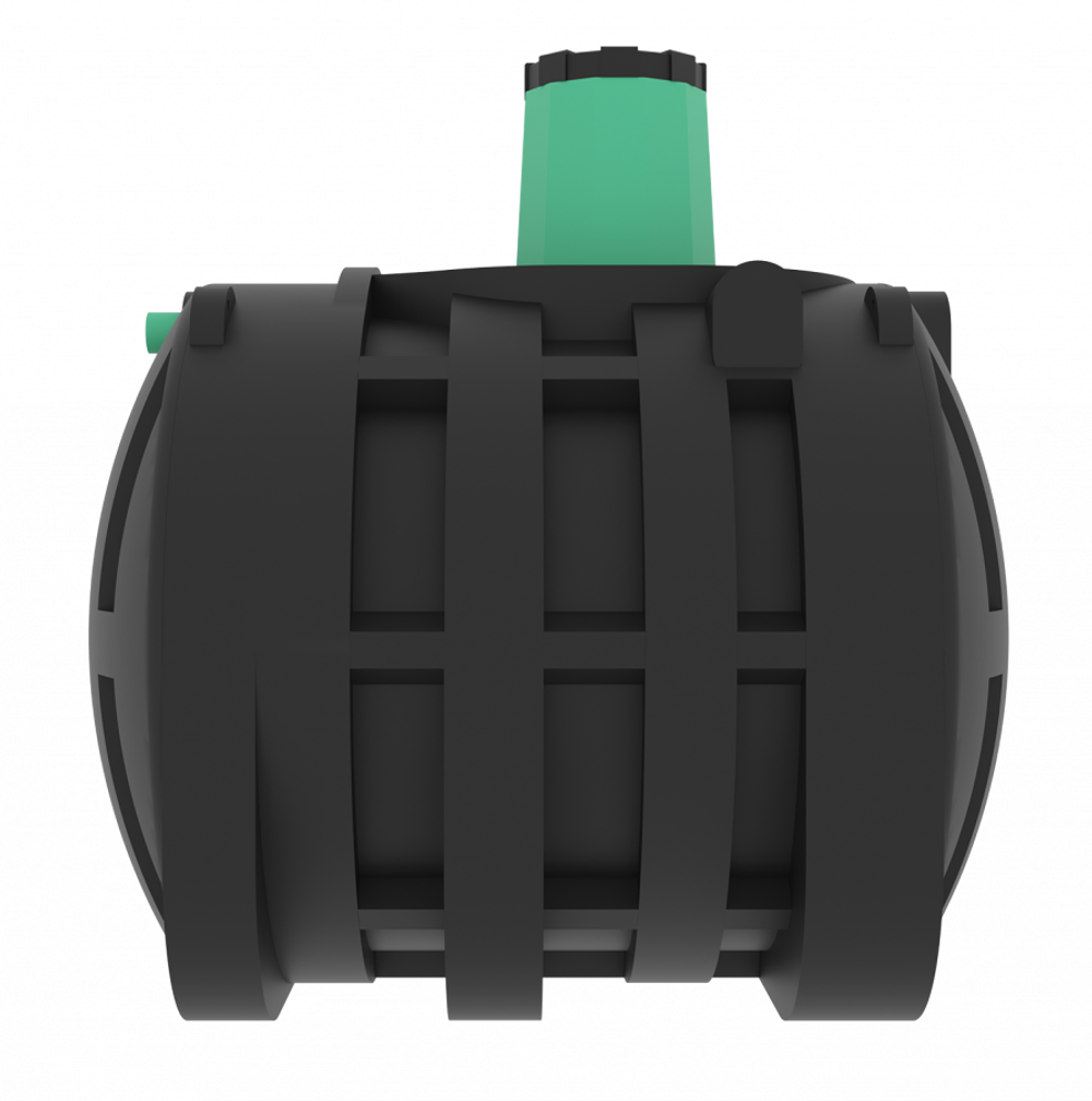 Подземная емкость Мультпласт 5.5 5500 л. горизонтальный (2800x1880x2730см;205кг;черный) - арт.555473