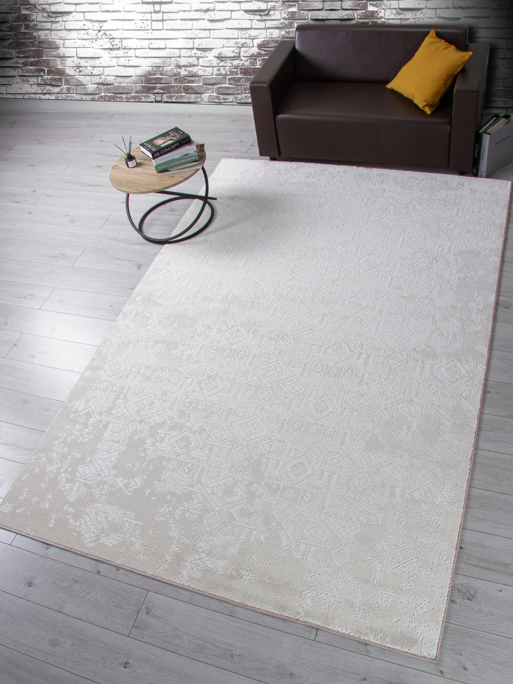 Ковер F583 - CREAM - Прямоугольник - коллекция OSTIN, цена за М2