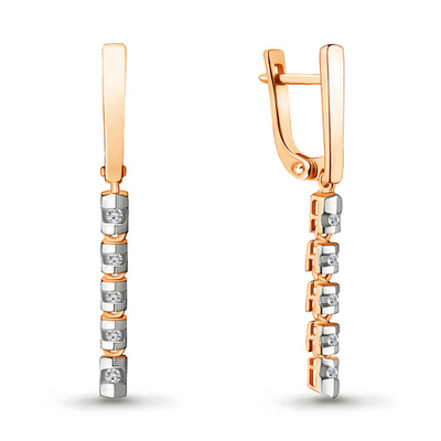 941884к Серьги из Золота с бриллиантами