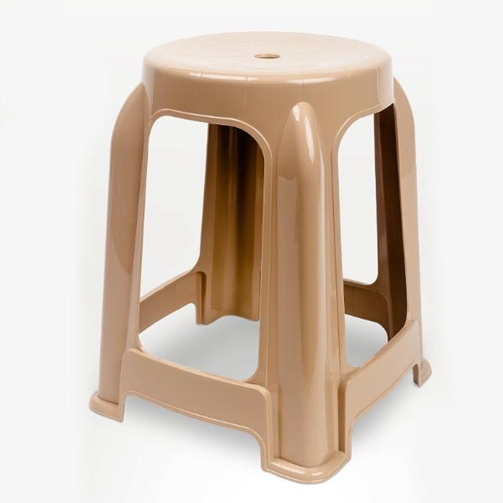 Табурет DACHA выдерживает вес 140 кг цвет кофейный