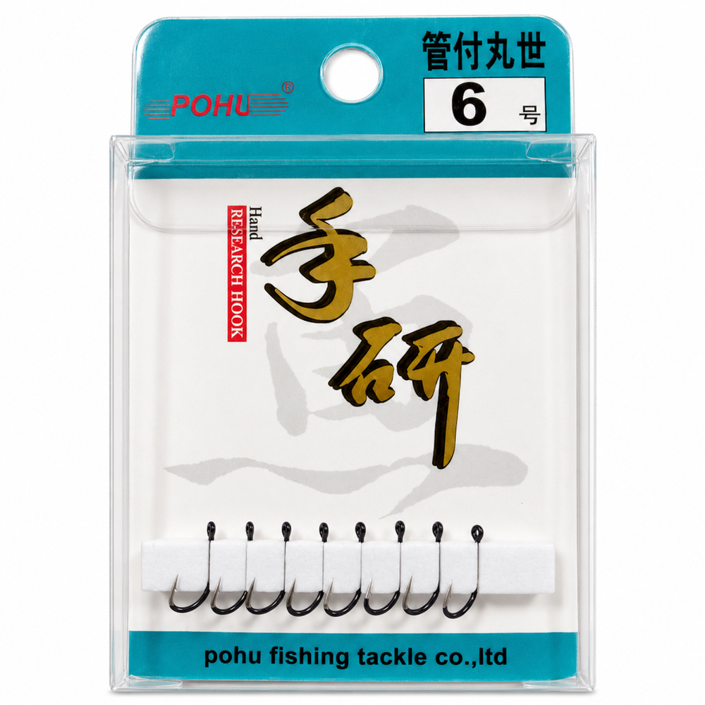 Крючки рыболовные Research hook 8 шт - №6