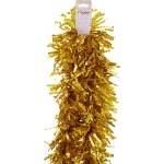 Мишура 2м 15см «Голограмма волна», Золото