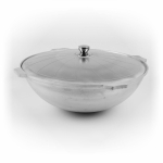 Казан для плова на 10, 13 и 16 литров литой алюминиевый с алюминиевой крышкой