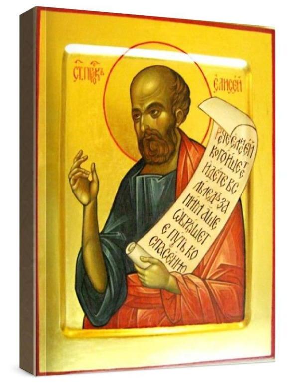 Елисей, пророк (рукописная икона)
