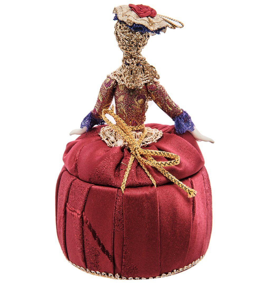 Народные промыслы RK-732/ 4 Кукла-шкатулка «Дама в вечернем платье»