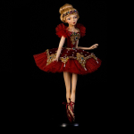 Кукла в красном платье