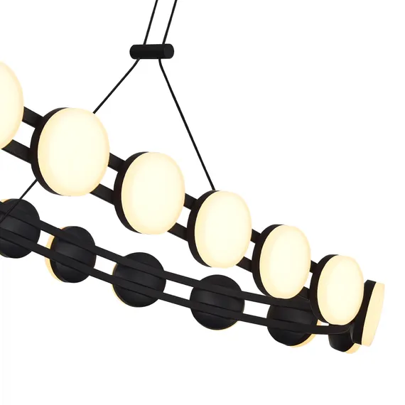 SL6610.403.26 Светильник подвесной ST-Luce черный/белый LED 1*50W 4000K MONRO