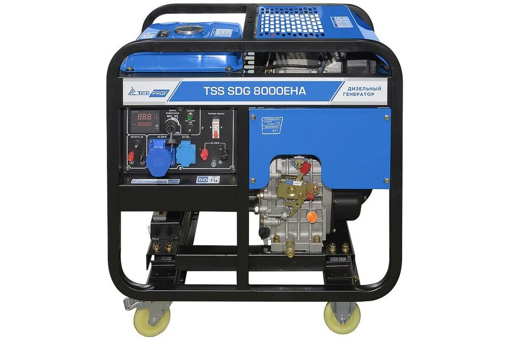 Дизель генератор TSS SDG 8000EHA - [7.5 кВт / 32,6 А] эл. старт, однофазный