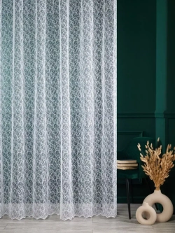 Тюль в спальню гостиную белый 500х270