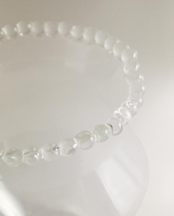Zara Home Ваза из стекла, цвет прозрачный, 19 см