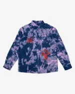 Рубашка Creepy Clothing Сердечная сине-фиолетовая