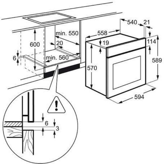 Электрический духовой шкаф Electrolux OPEB 4300 X