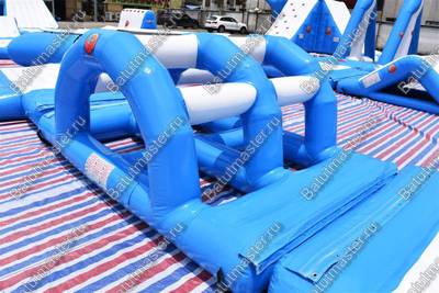 Коммерческий аквапарк на воде «Улыбка моря» 37×32×4 м