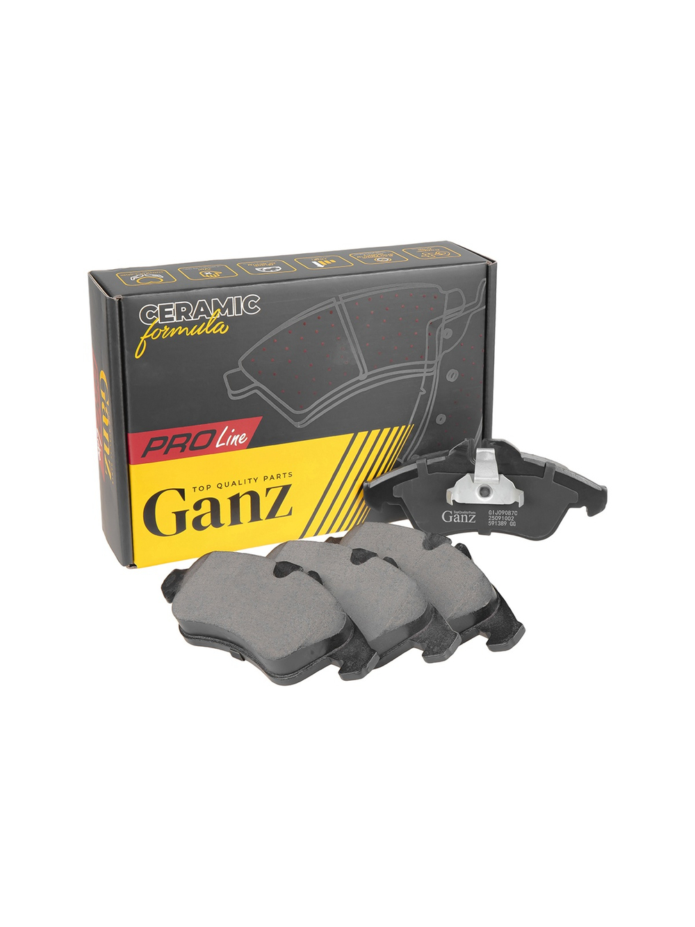 Колодки передние PRO-Line Ceramic MB Sprinter/W638(Vito) VW LT GANZ GIJ09087C