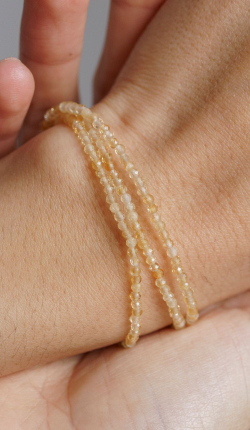 ХХХ Цепочка "Memo about Manifestation" из цитрина 47-54 см