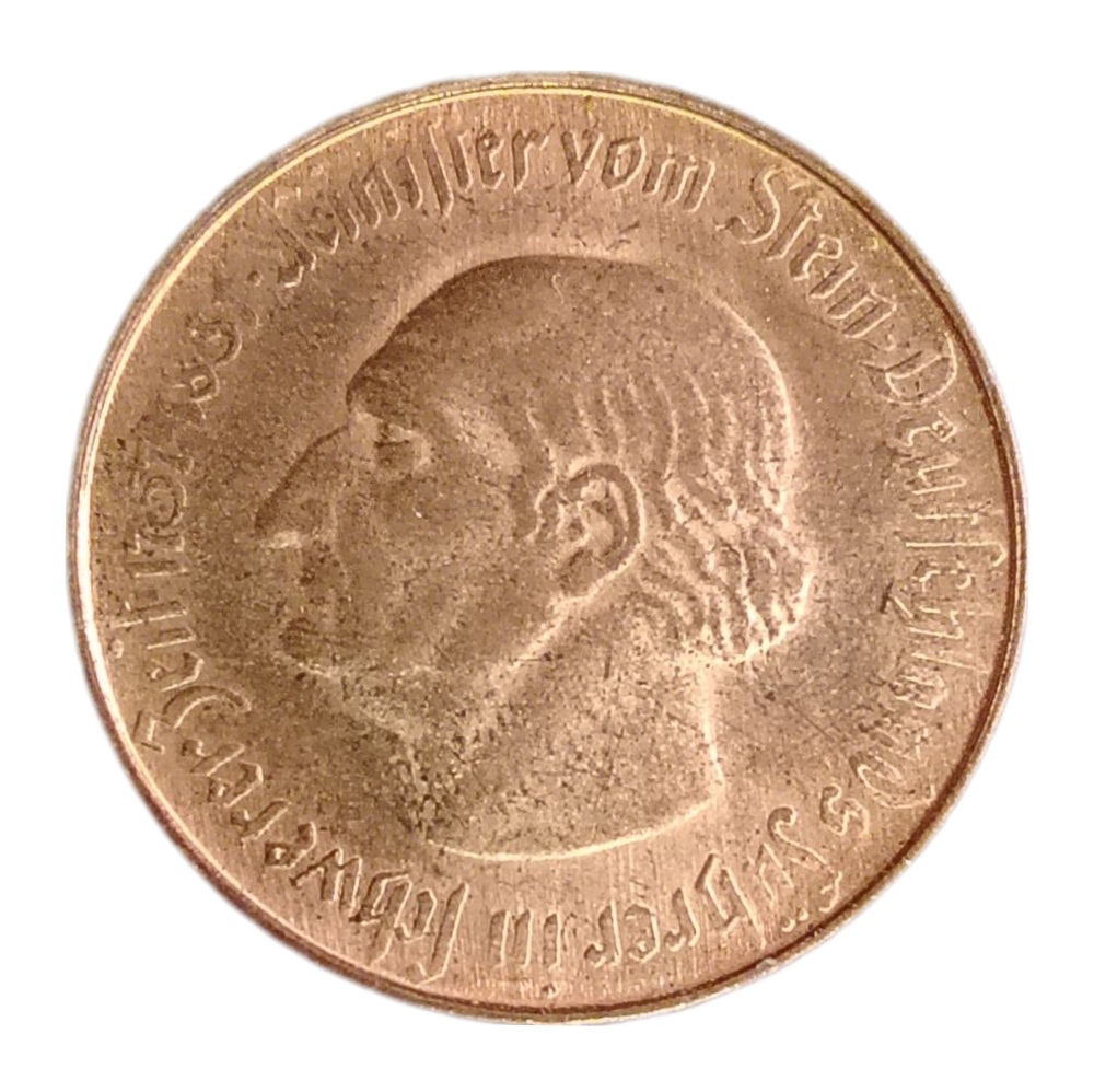 Монета Вестфалии 100 марок 1922 "Генрих Фридрих Штейн"