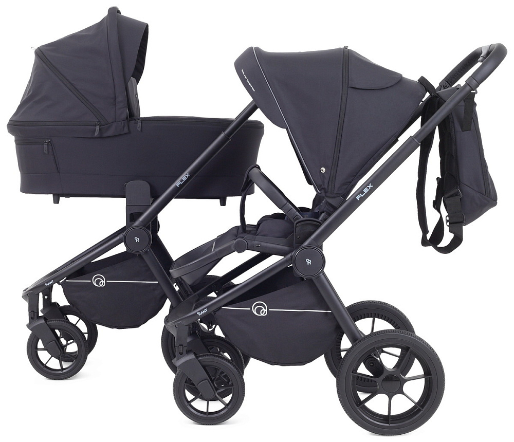 Детская коляска Rant Flex 3 в 1 RA077 Black