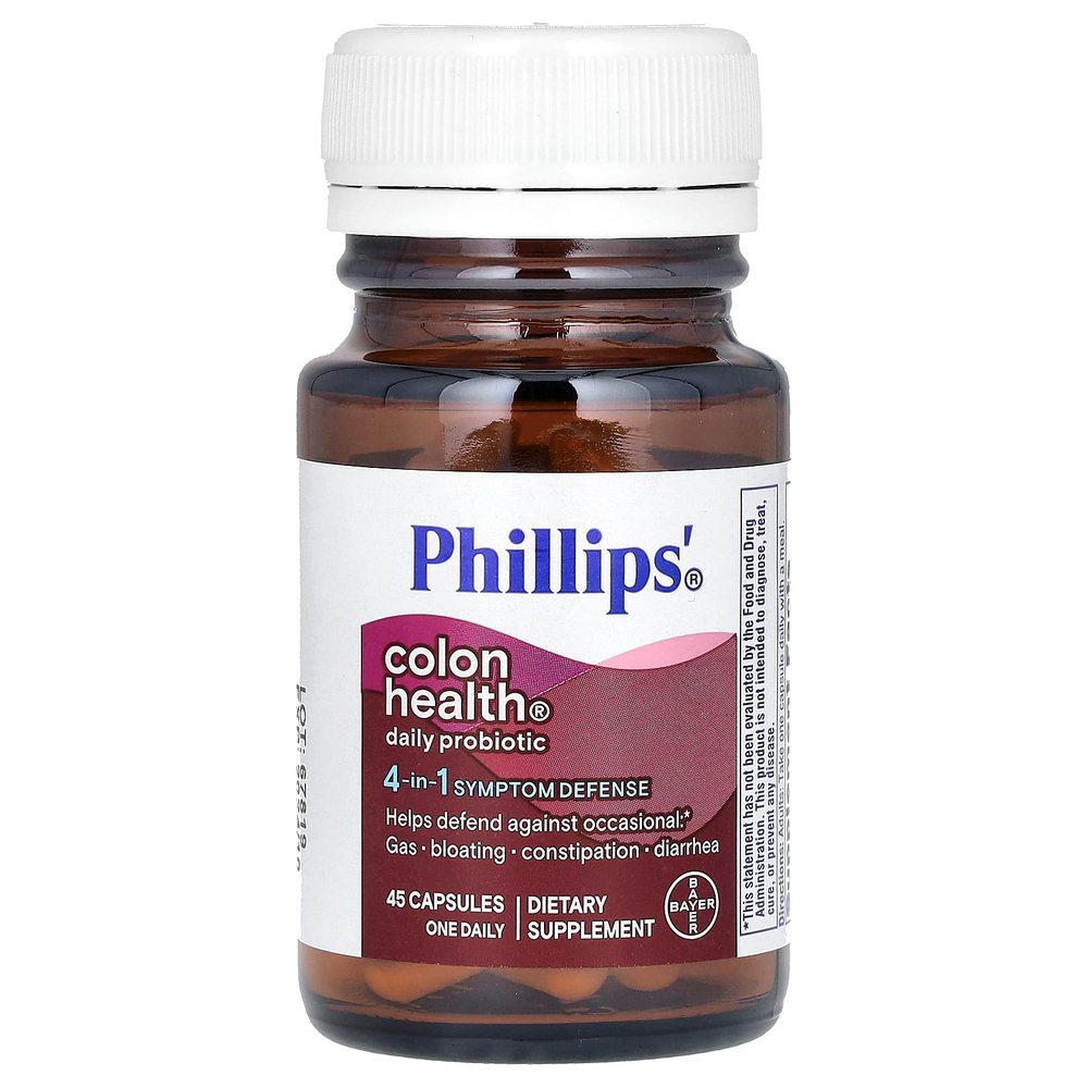 Phillip's, Ежедневный пробиотик для здоровья кишечника, 45 капсул