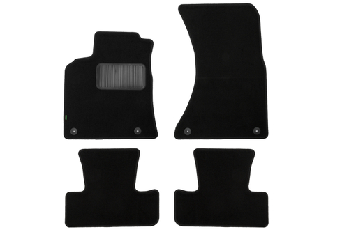 Коврики в салон для AUDI Q5 АКПП 2008-2012, 2012-2017, внедорожник , 4 шт. (текстиль) KLEVER02041501210KH