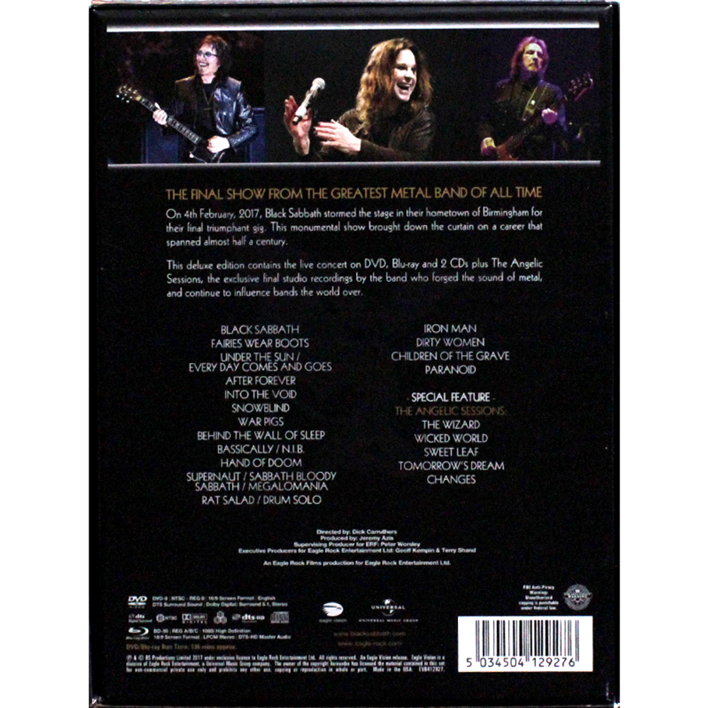Black Sabbath / The End (Super Deluxe Edition)(3CD+DVD+Blu-ray)