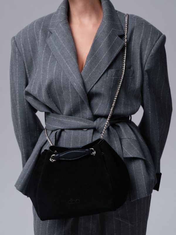 Замшевая сумка Bella DBR 31202 черный