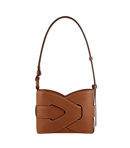 Сумка Polene NODDE EDITION SMOOTH COGNAC